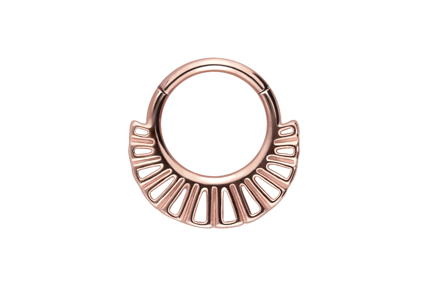 Chirurgenstahl Segmentring Clicker ETHNO-DESIGN